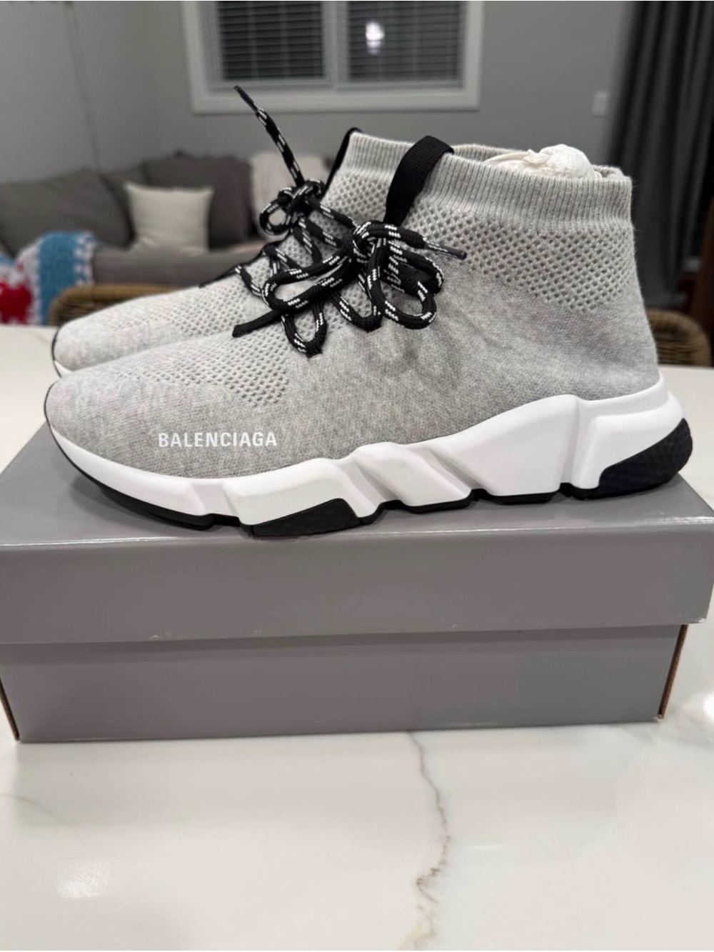 Balenciaga Mid Speed Lace-up Sneaker